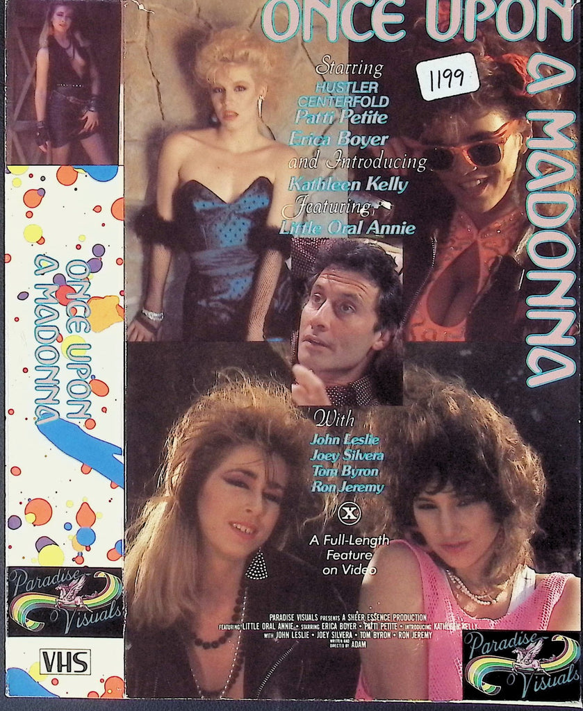 Once Upon a Madonna Patti Petite Erica Boyer Kathleen Kelly Adult VHS Paradise Visuals 032426AKVHS