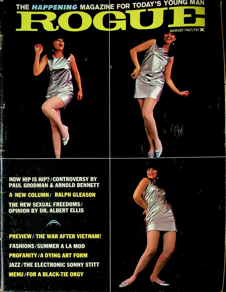 Rogue Magazine Ft. Paul Goodman & Arnold Bennett August 1967 091525RP-