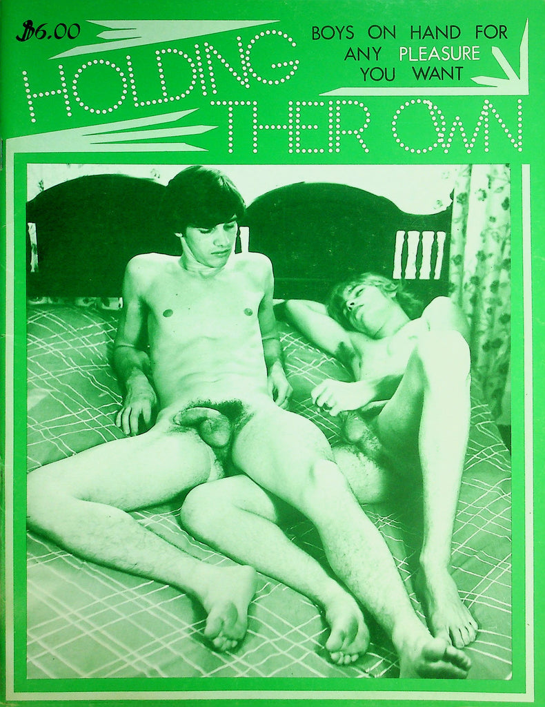 Holding Their Own Gay Magazine  Guys On Hand For Any Pleasure You Want  #1  1960's-70's   071326lmp-GSC