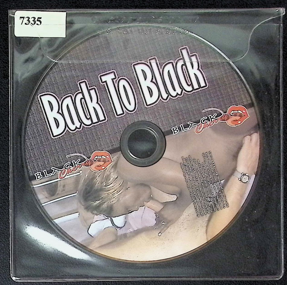 Back to Black  - No Case or Cover Art -  Adult DVD Black Cherry 081425ADVD-B