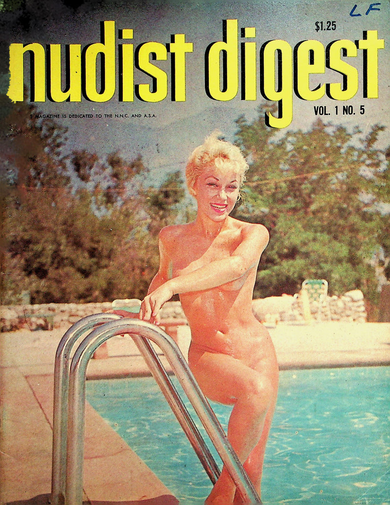 The Nudist Digest Magazine   Artists, Models And The Nude  vol.1 #5  1960's     070726lmp-GSC