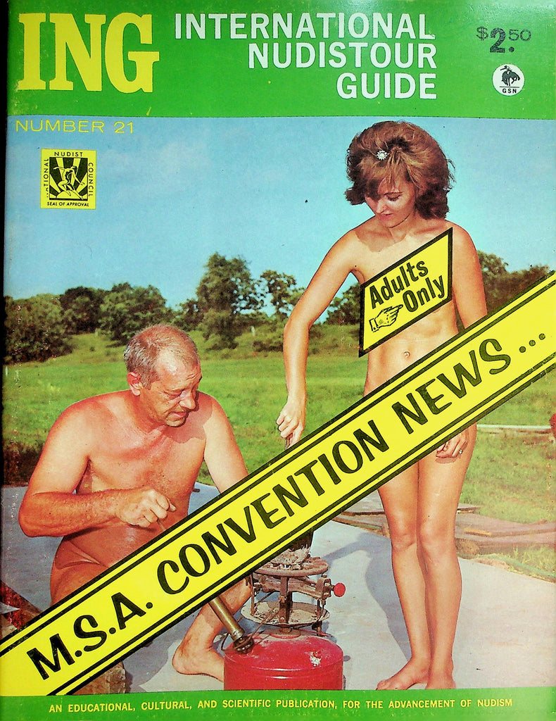 ING International Nudistor Guide Magazine  M.S.A. Convention News  #21   Feb-Apr 1967    070626lmp-GSC