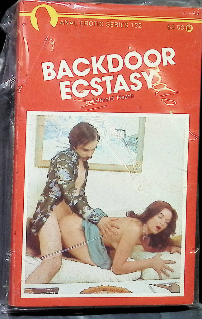 Backdoor Ecstasy by Harold Heath AES-132 1980s Anal Erotic Series Adult Paperback Novel -112024AMP