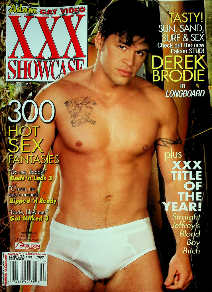 Adam Gay Video XXX Showcase Magazine  Cover Guy  Derek Brodie  vol.15 #2  August 2007  041426lmp