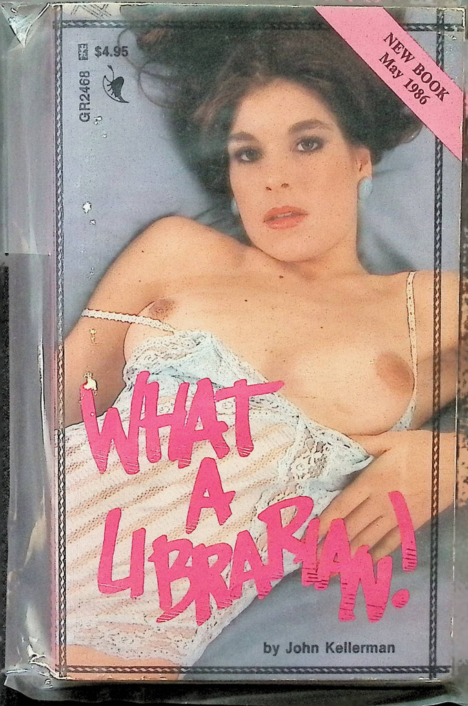 What a Librarian! by John Kellerman GR2468 May 1986 Greenleaf Adult Paperback Novel-073124AMP2