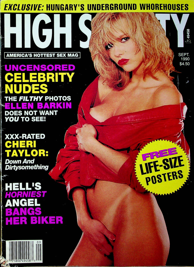 High Society Magazine Cheri Taylor & Samantha & Ellen Barkin September 1990 051023RP