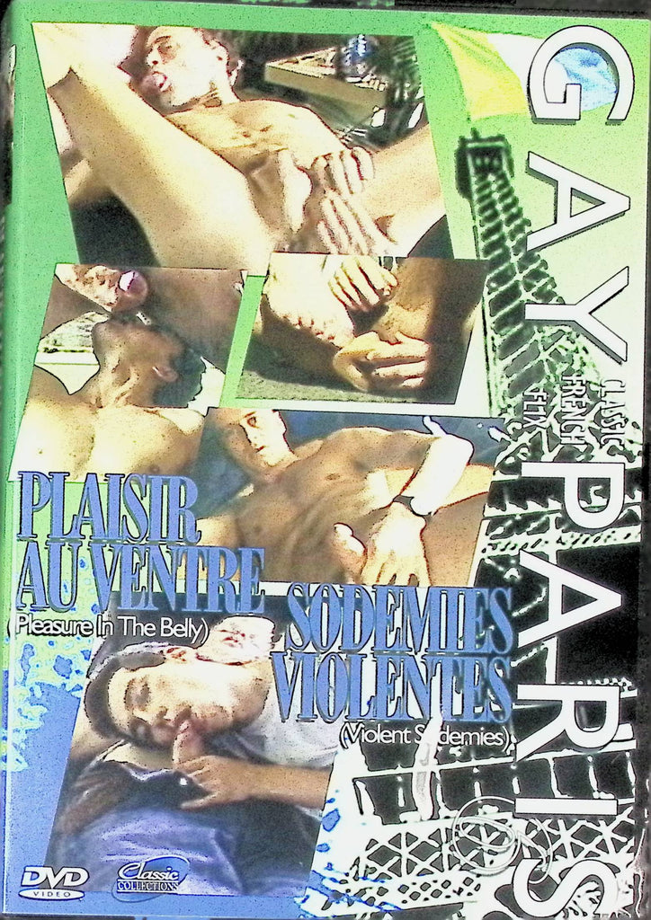 Gay Paris 6 DVD Plaisir Au Ventre (Pleasure In The Belly)+Sodemies Violentes Gay Paris Classic French Flix  040124tsdvd