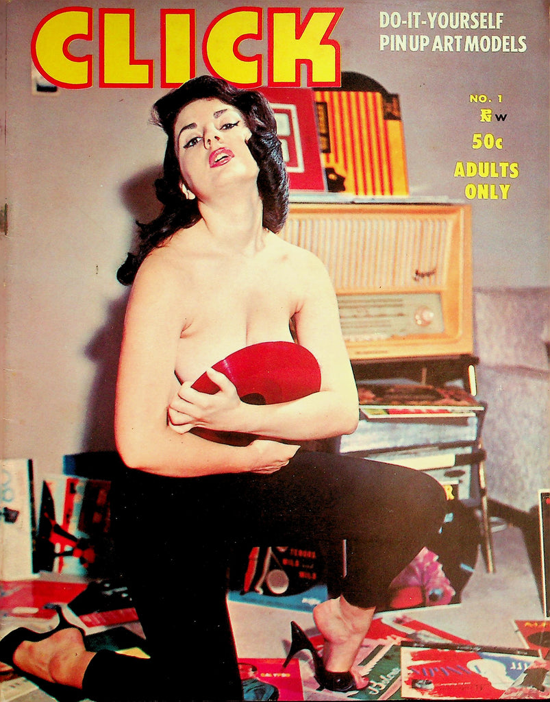 Click Magazine   Do-It-Yourself Pin Up Art Models  w/Calendar #1 1962   071126lmp-GSC