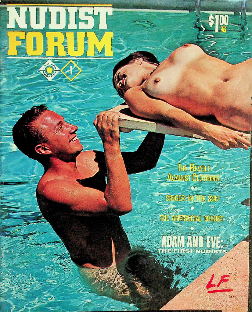 Nudist Forum Magazine  Premiere Issue!  The Revolt Against Clothing / Adam & Eve The First Nudists  vol.1 #1 1965   080126lmp-GSC