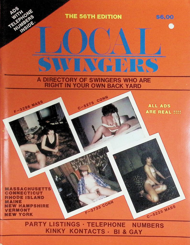 Local Swingers Magazine 56th Edition Directory of Swingers 1980s   090826LLP