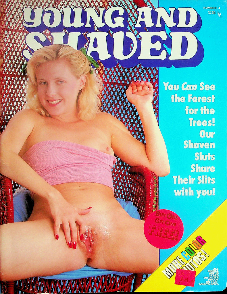 Young And Shaved Magazine  Amelia, Dahl, Morgan & More!  #4 1987    101626lmp-GSC