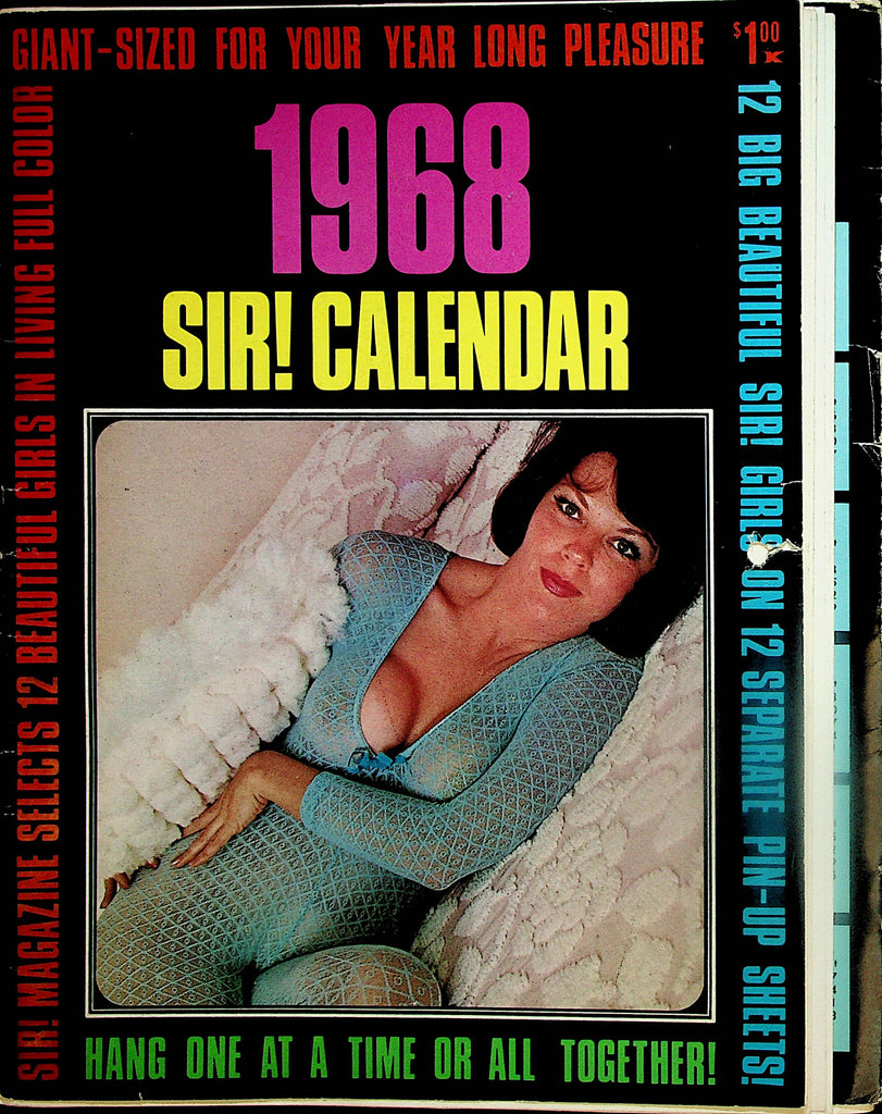 Sir! 1968 Giant-Sized Wall Calendar   082324lm-p