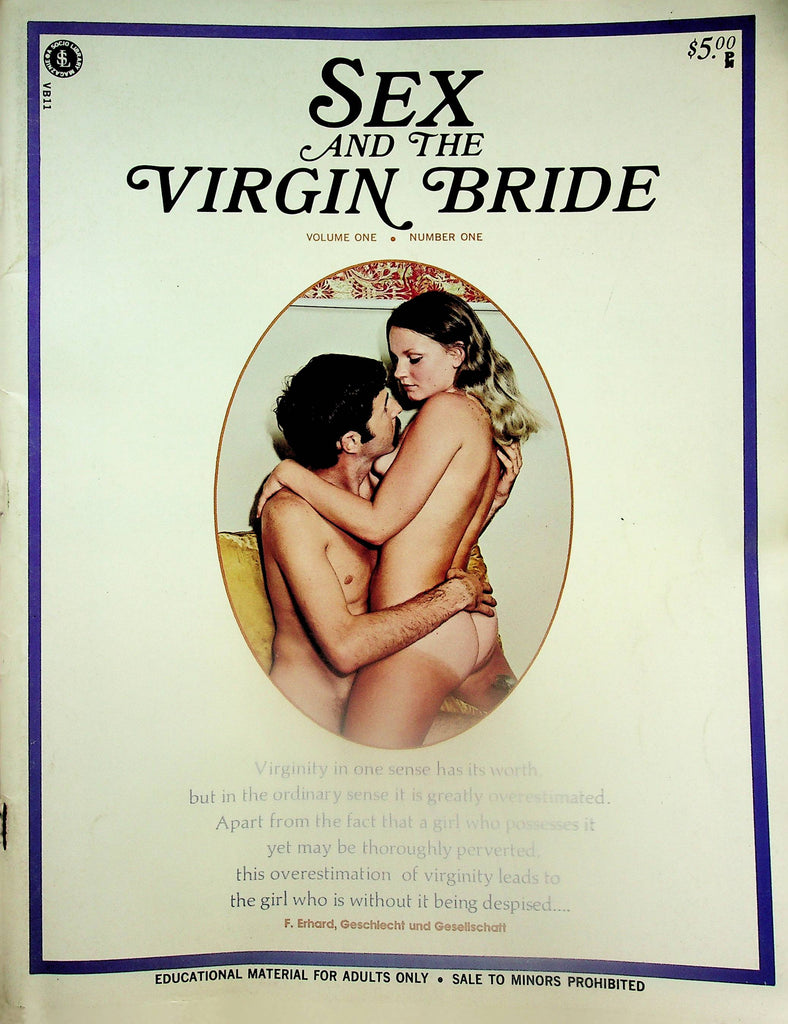 Sex And The Virgin Bride Magazine  vol.1 #1  1973   053125lm-p