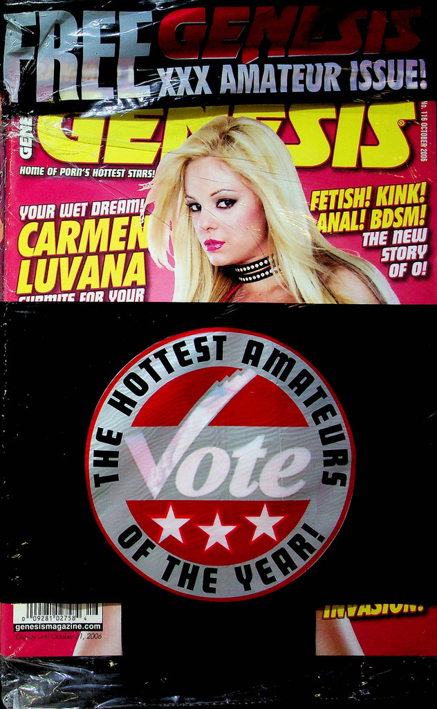 Genesis Magazine Carmen Luvana October 2006 SEALED 091923RP
