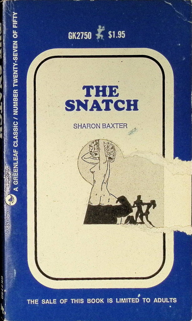 The Snatch by Sharon Baxter GK2750 #27 1970 Greenleaf Classic Adult Paperback Novel 072525AMP