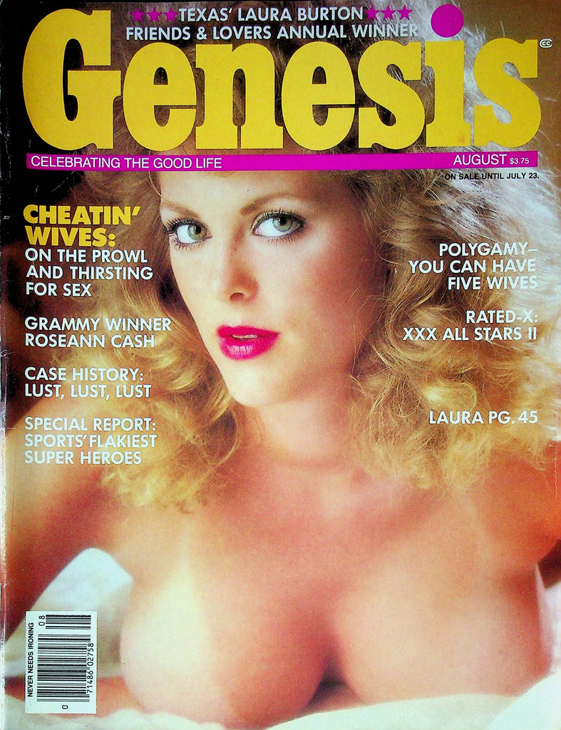 Genesis Magazine Bennie & Pam August 1986 122723RP