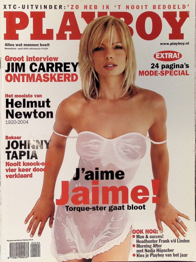 Playboy International Dutch 2004 Jaime Pressly Jim Carrey Helmut Newton 100125AMP