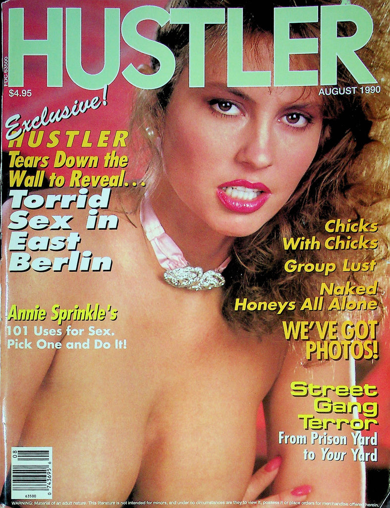 Hustler Magazine Annie Sprinkle August 1990 120123RP