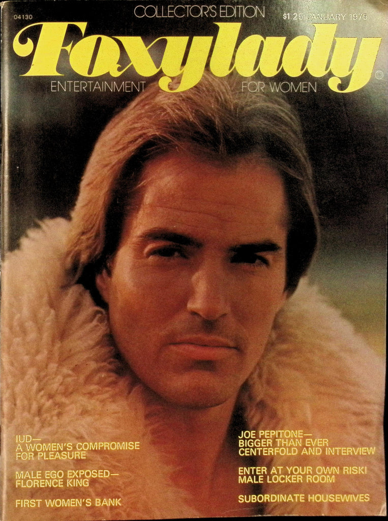 Foxy Lady January 1975 Joe Pepitone Centerfold Woman Gay Male Interest Magazine 061026AMP