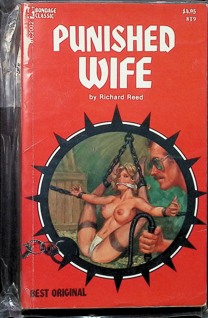 Punished Wife by Richard Reed BC2002 1970s Best Original Greenleaf Bondage Classic BDSM Bondage Fetish Adult Paperback Novel -111424AMP