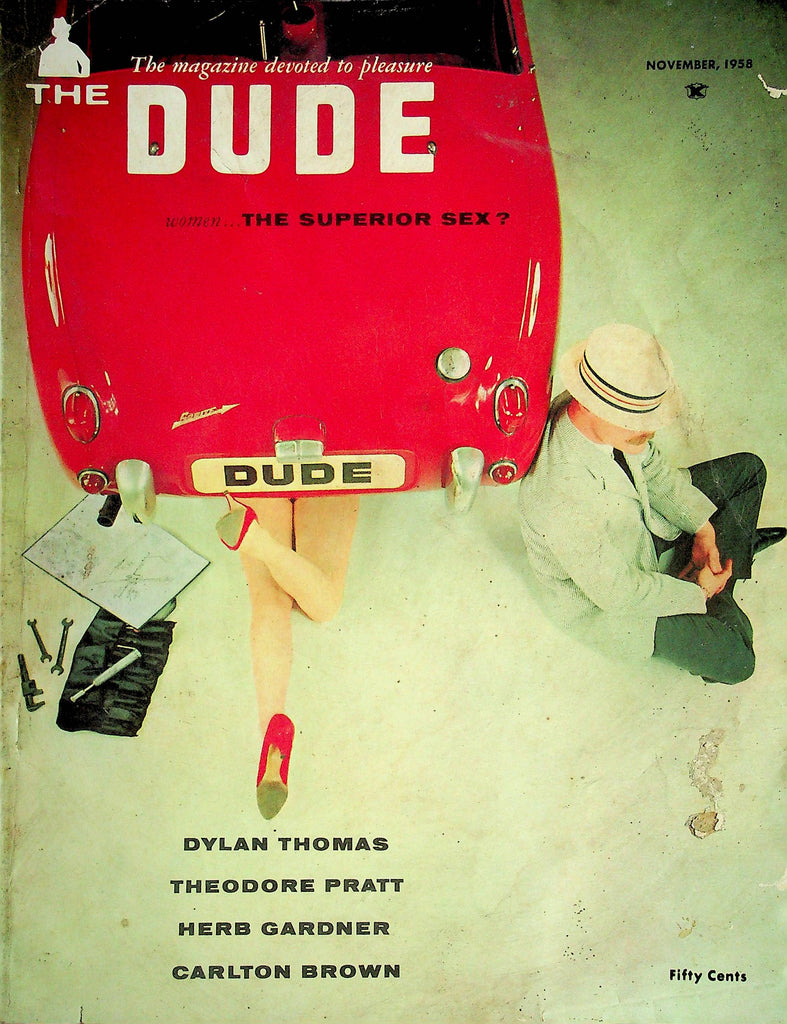 The Dude Men's Magazine Dylan Thomas November 1958 121724RP