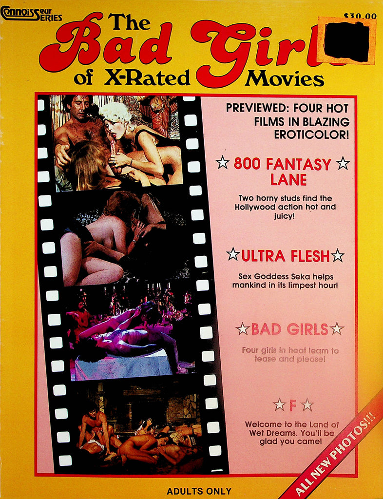 The Bad Girls Of X-Rated Movies Magazine  Seka, Lisa De Leeuw, Serena, Annette Haven & More!  1980's  Connoisseur Series     011625lm-p