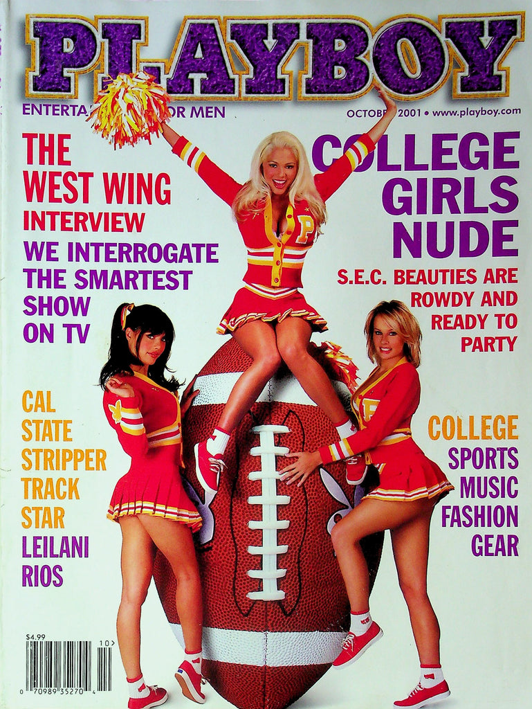 Playboy Magazine  College Girls Nude / Julia Schultz & Nicole Lenz October 2001  032826lmp