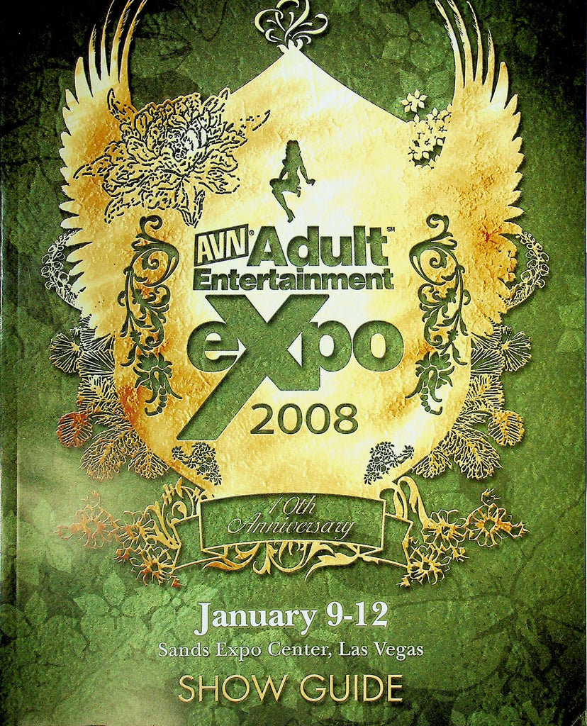 AVN Adult Entertainment Expo Show Guide Magazine 10th Anniversary January 9-12, 2008 031525RP