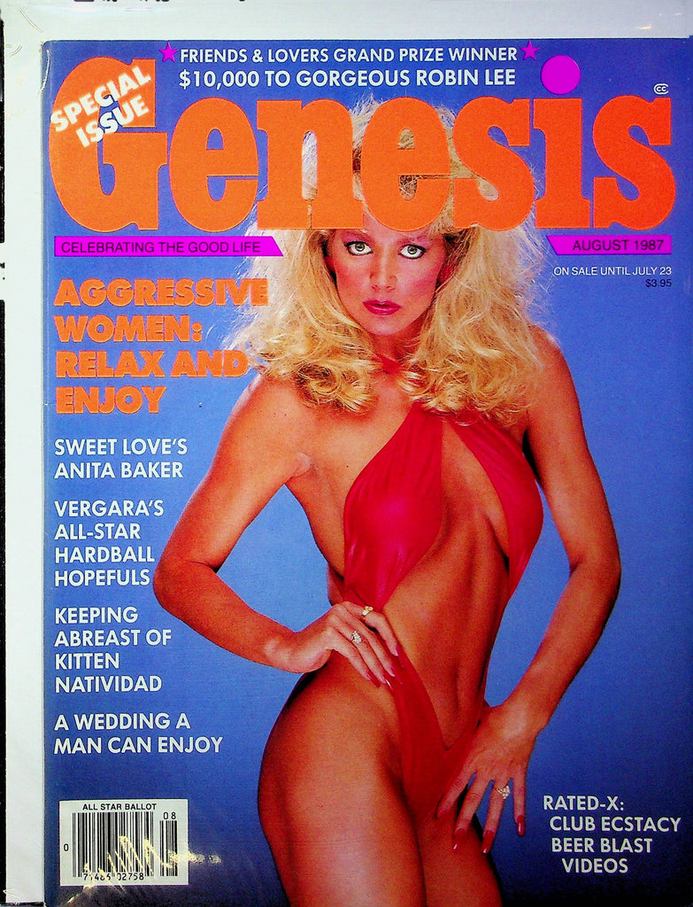 Genesis Magazine Sweet Love's Anita Baker August 1987 101323RP