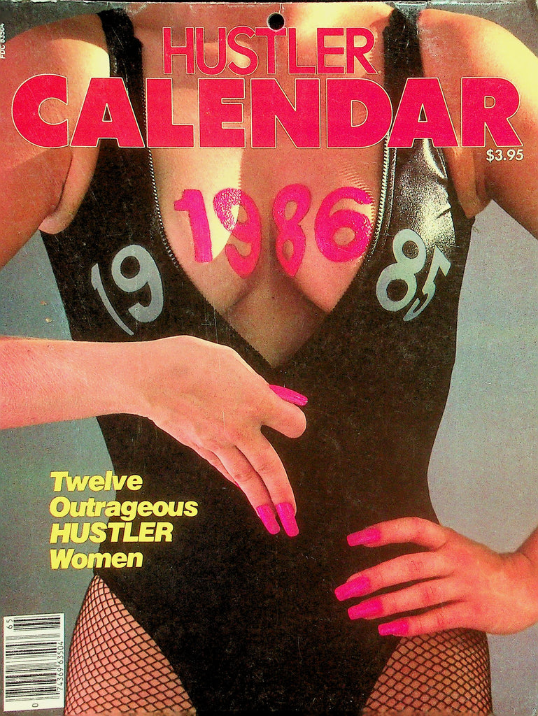 Hustler Calendar 1986  12 Outrageous Beautiful Women     051326lmp