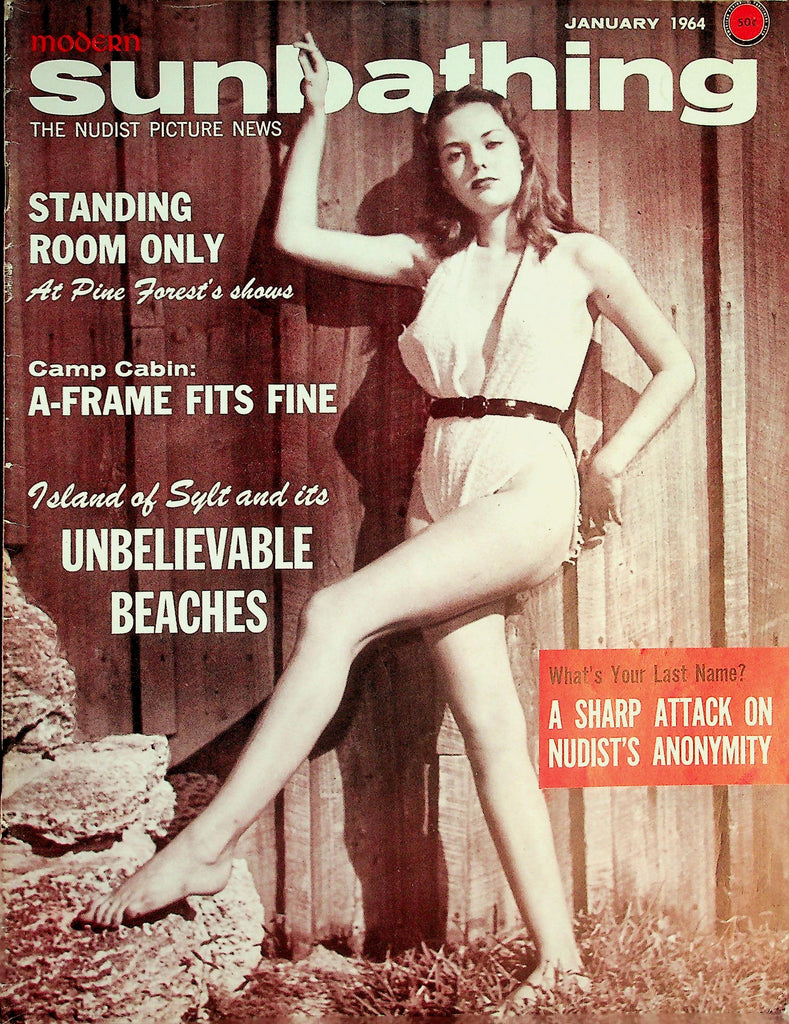 Modern Sunbathing Nudist Magazine   Island Of Sylt And It's Unbelievable Beaches!  January 1964   072226lmp-GSC (Copy)