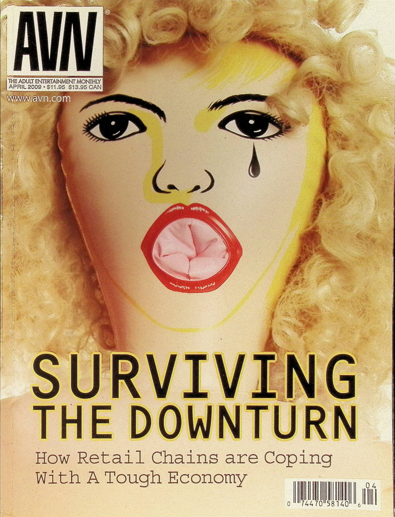 AVN Adult Video News April 2009 Surviving the Downturn Kelly Madison Jake Malone & Much more  101625AMP