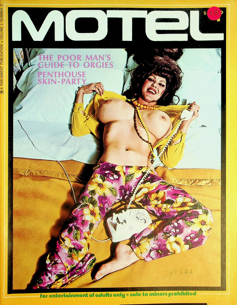 Motel Magazine  Covergirl Roxanne Brewer / Rene Bond & More! vol.1 #2 1974   081526lmp-GSC