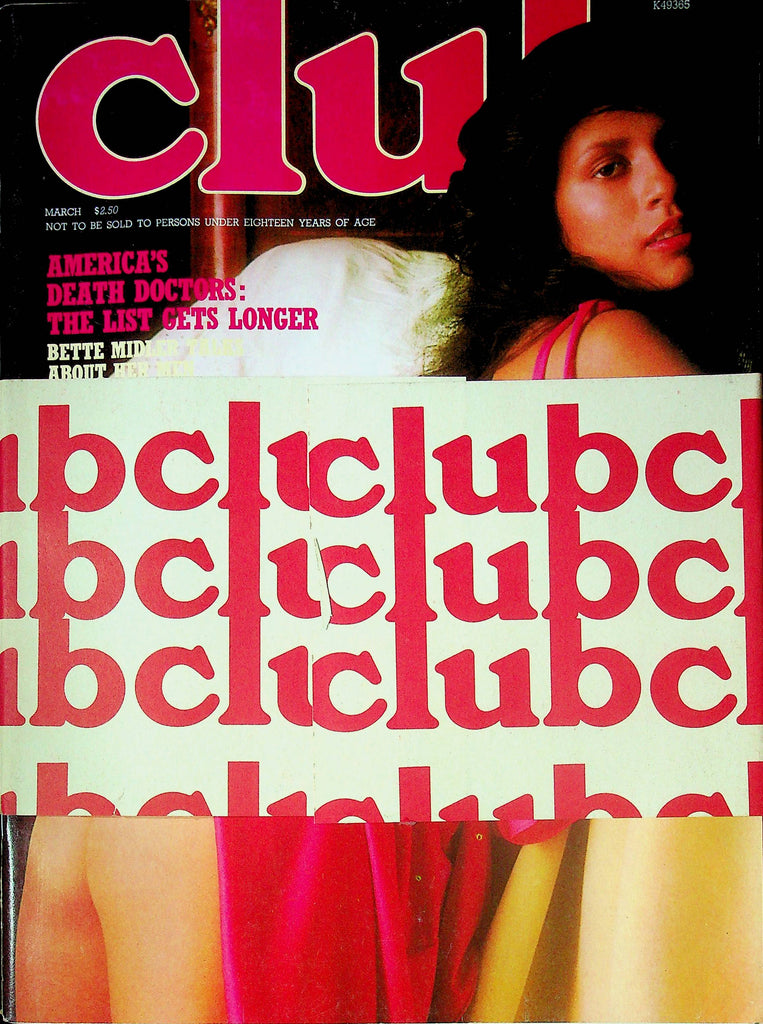 Club Magazine Bette Midler March 1979 011224RP2