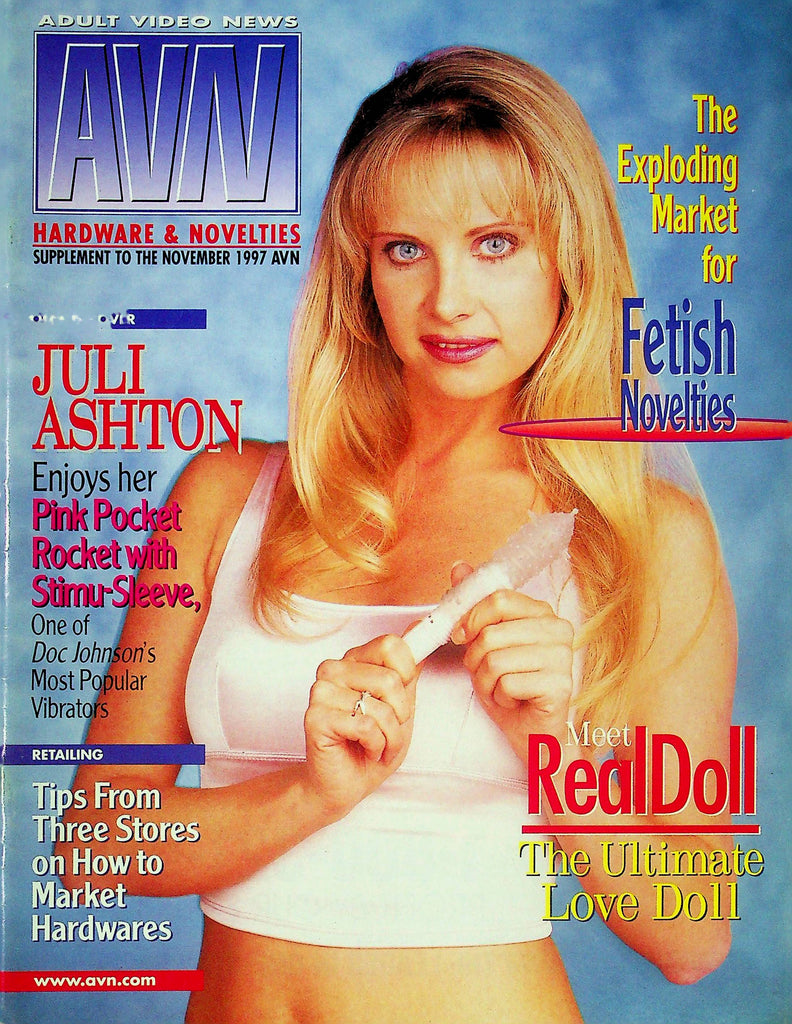 Adult Video News Magazine Juli Ashton & Real Doll November 1997 052824RP