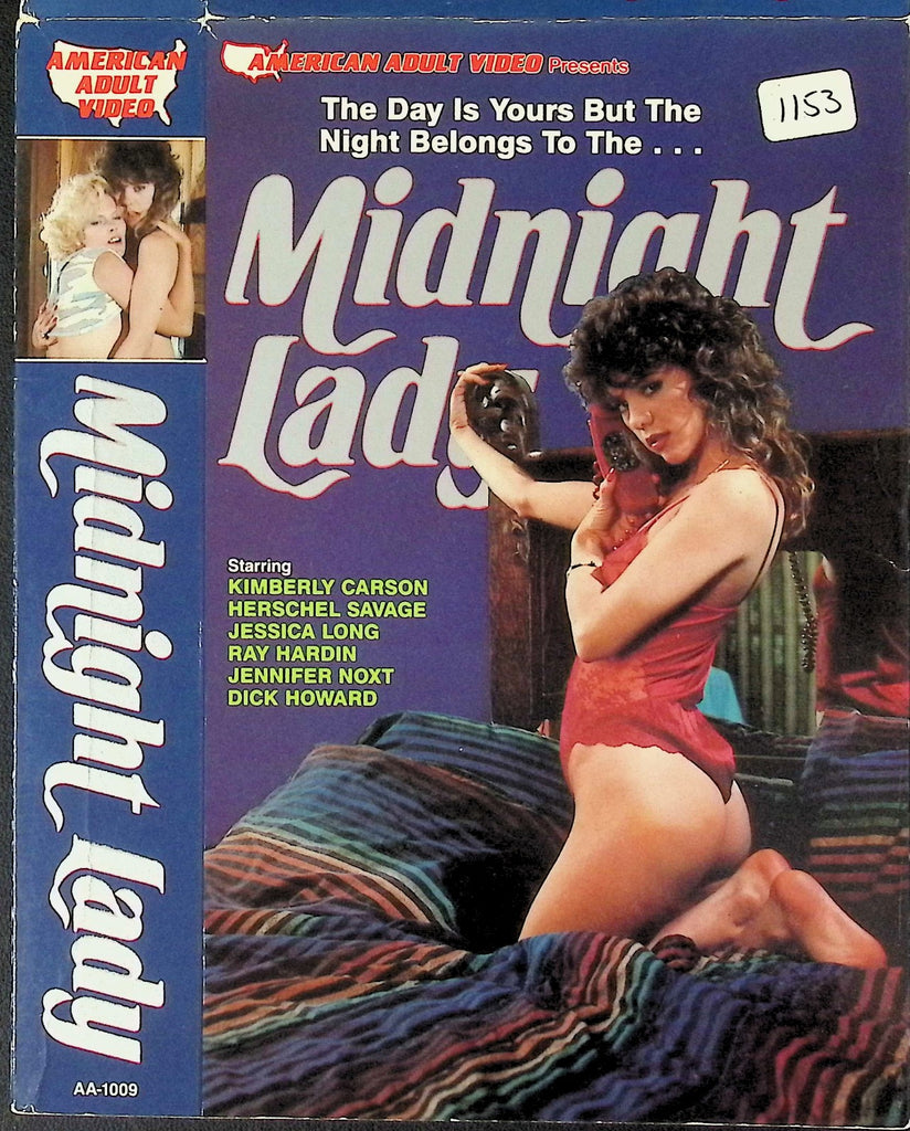 Midnight Lady with Kimberly Carson Herschel Savage Jessica Long Adult VHS American Adult Video 042226AKVHS2