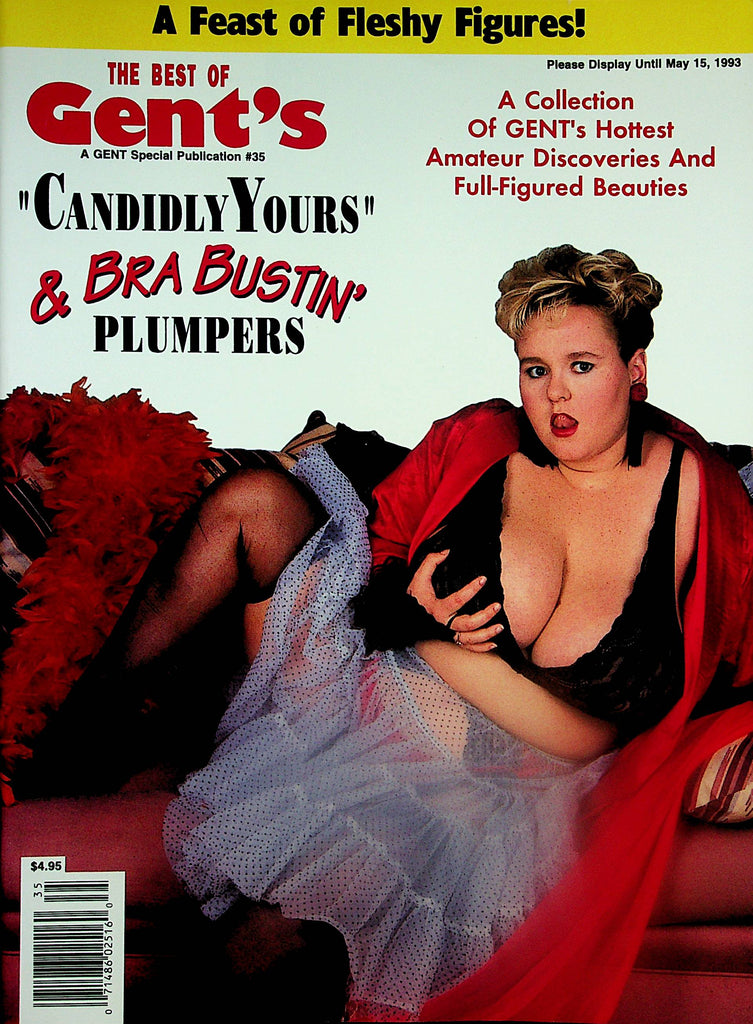 The Best Of Gent's "Candidly Yours" &  Bra Bustin' Plumpers Magazine Chessie Moore  #35  1993   040425lm-p