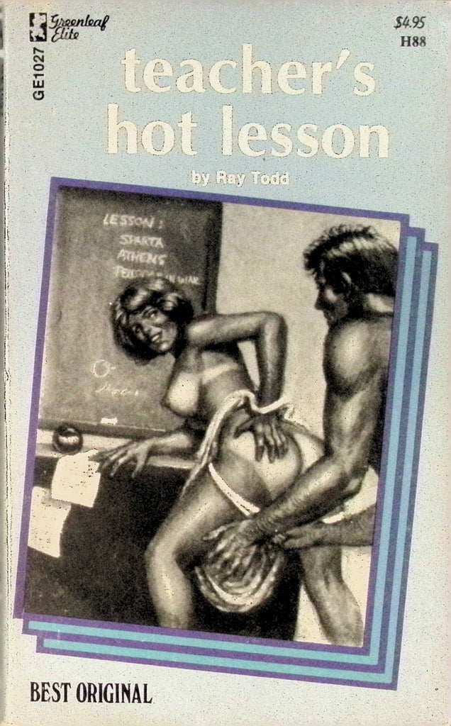 Teacher's Hot Lesson by Ray Todd GR1027 Greenleaf Elite Best Original Adult Paperback Novel 082625AMP