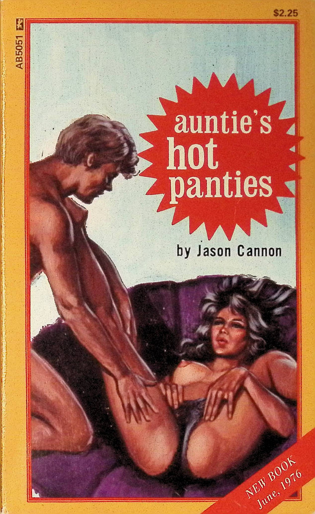 Auntie's Hot Panties by Jason Cannon 1976 Greenleaf Classics Adult Paperback Novel 072325AMP
