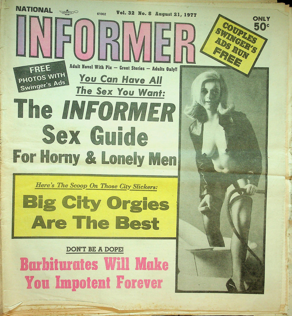 National Informer Adult Newspaper  Sex guide For Horny & Lonely Men  August 21 1977    090726lmp-GSC