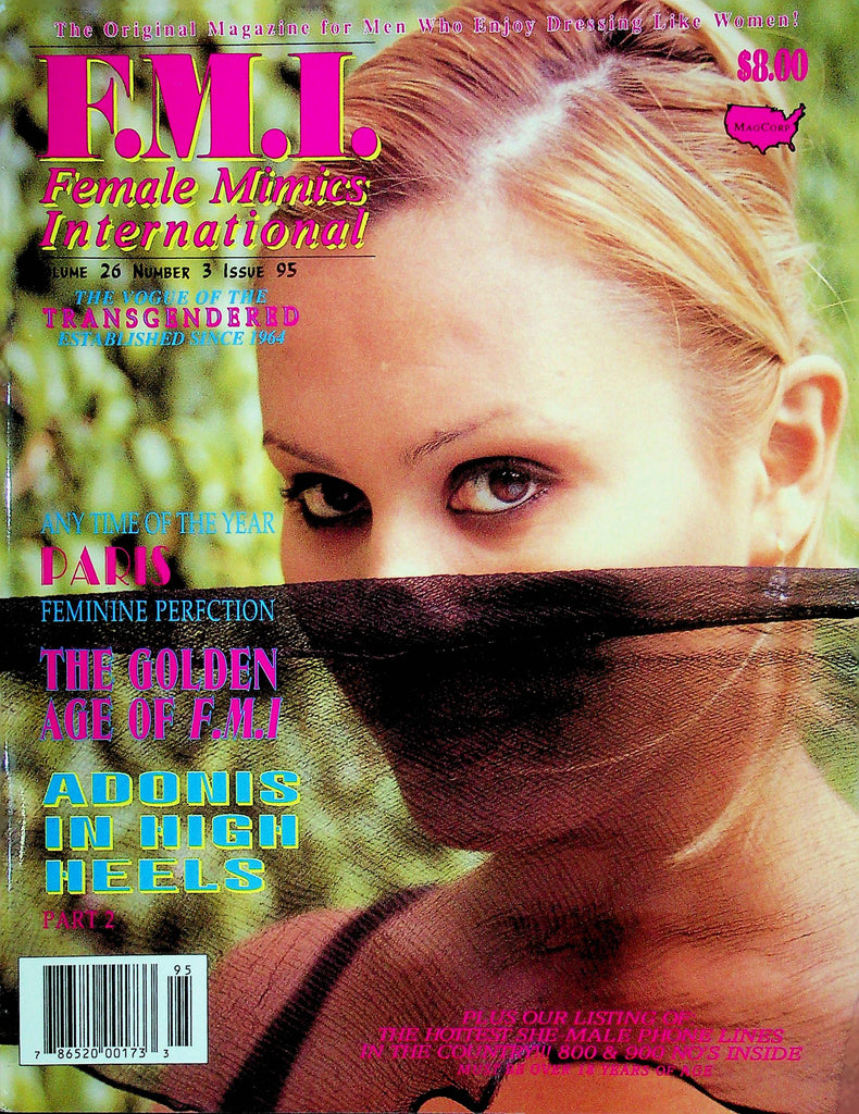 Female Mimics International Magazine Ft Paris & Adonis Vol.26 No.3 1996 111324RP