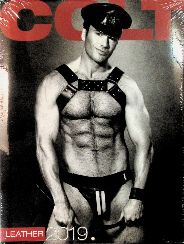 Colt Studio Leather 2019 Wall Calendar Gay Man BIG Hunky Buff Men 041326AMP