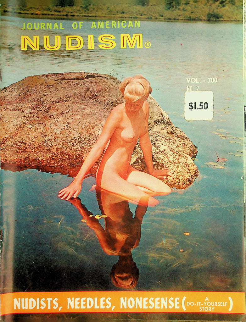 Journal Of American Nudism Magazine  Nudists, Needles, Nonsense ( A Do-It-Yourself Story)  vol.700 #2  1960's   071226lmp-GSC