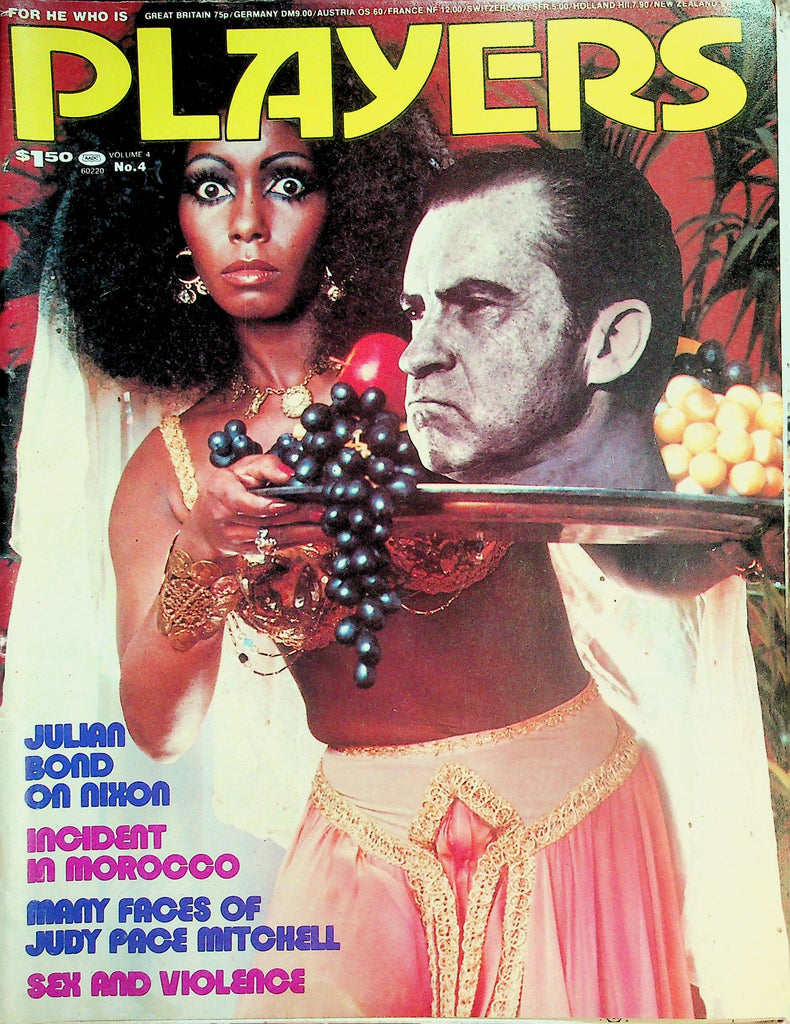 Players Magazine  Julian Bond On Nixon / Many Faces Of Judy Pace Mitchell   vol.4 #4   September  1977    061326lmp-GSC