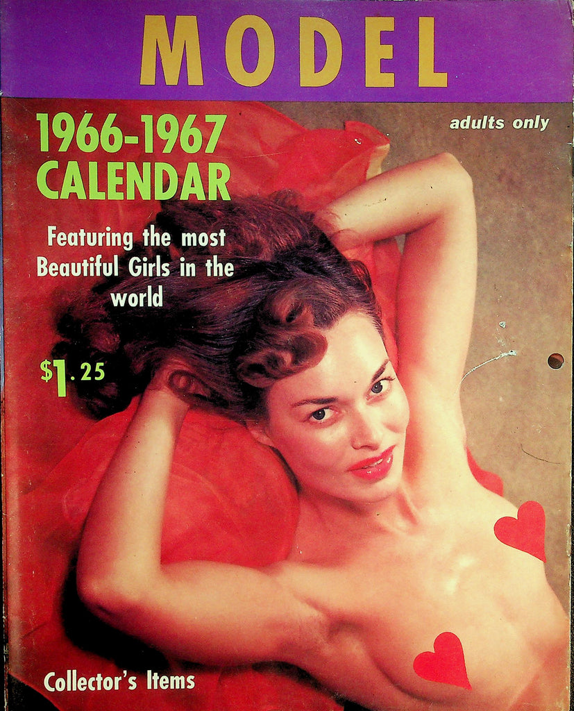 Model 1966-1977 Wall Calendar  The Most Beautiful Girls In The World   - Collector Item   080526lmp-GSC