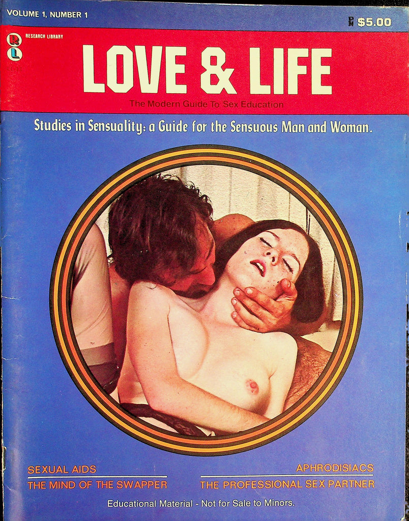 Love & Life Magazine Guide To Sex Education: Sex Aids, Aphrodisiacs, The Mind Of The Swapper   vol.1 #1 1972  082226lmp-GSC