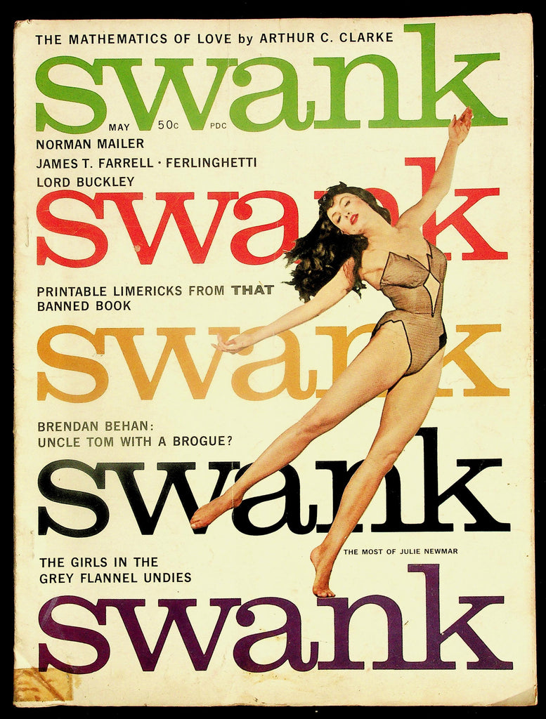 Swank Adult Magazine V8, #2 May 1961 The Most Of Julie Newmar 091126HRP2-54