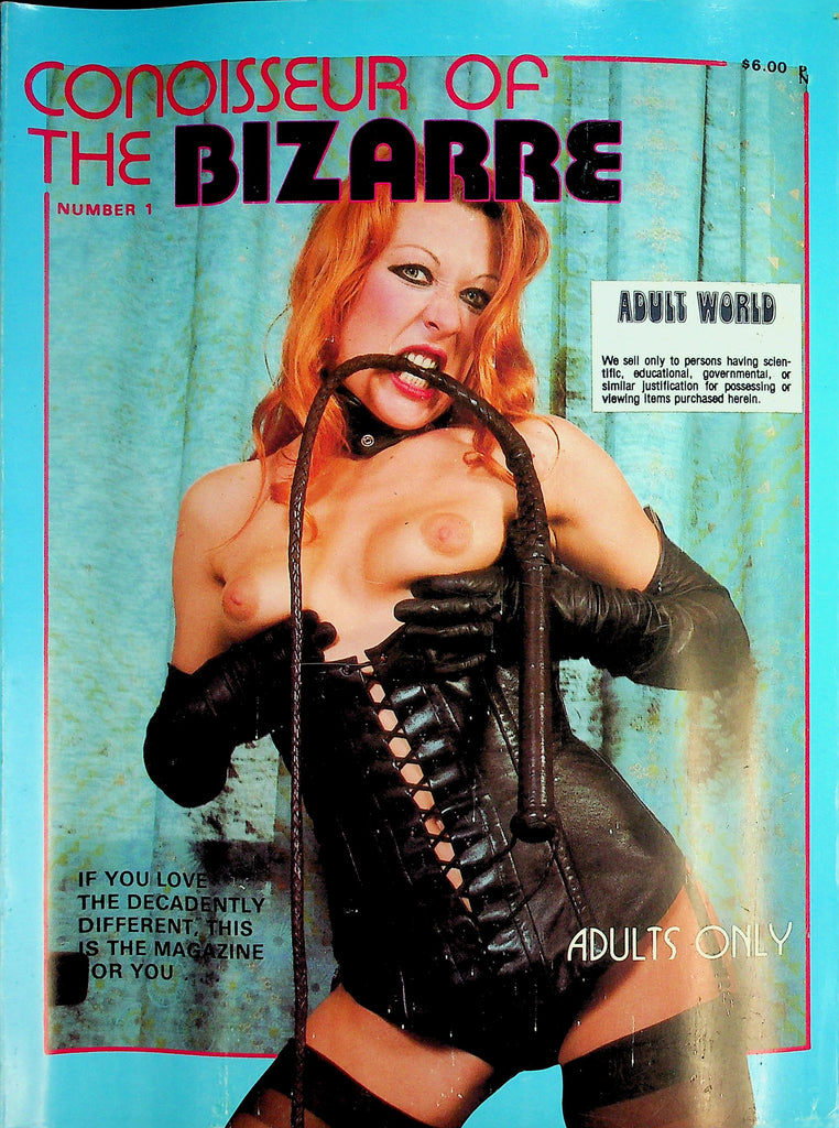 Conoisseur Of The Bizarre Magazine  Lesbians, Godesses, Bondage, Naughty Nurses & More!  #1 1980   100826lmp-GSC