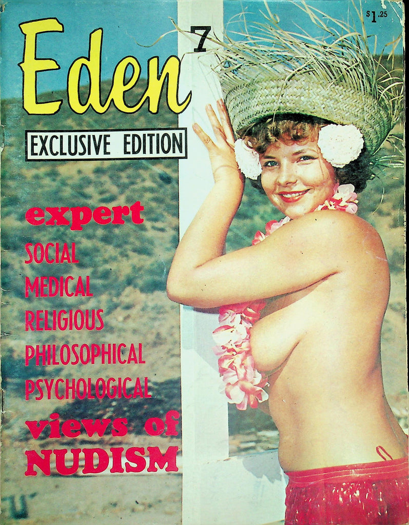 Eden Exclusive Edition Nudist Magazine  Covergirl Sally Ann / Expert Views Of Nudism  #7 1961  070726lmp-GSC