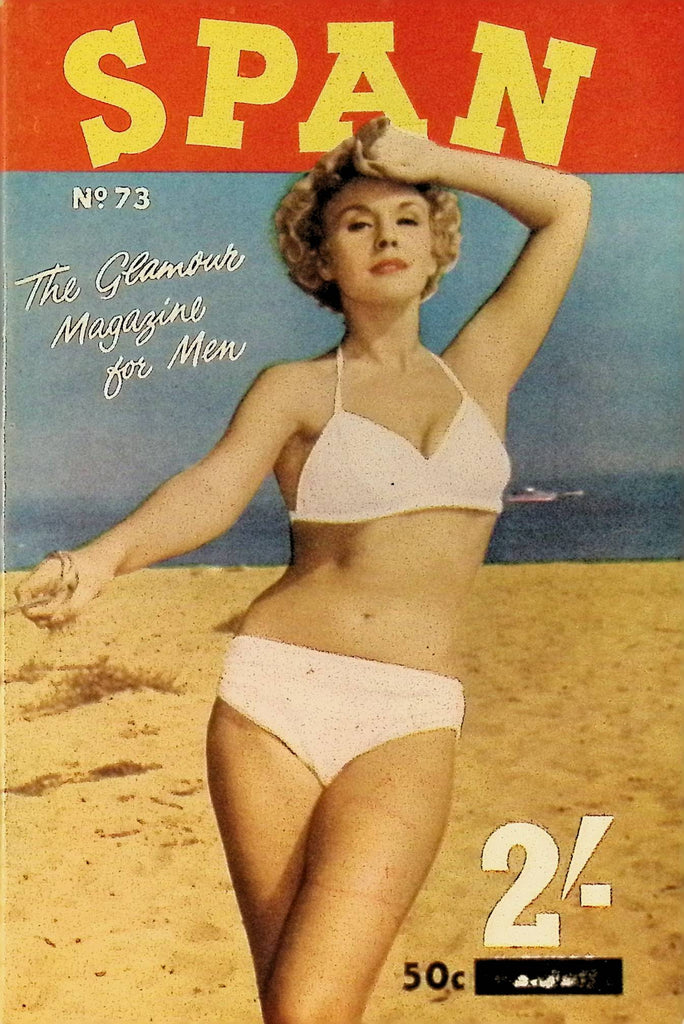Span #73 Glamour Magazine for Men 1960s/70s Digest Sized Beautiful Pin-Up Girls 102325AMP